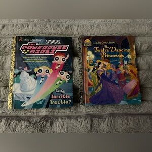 Bundle of 2 Girly Themed A Little Golden Books